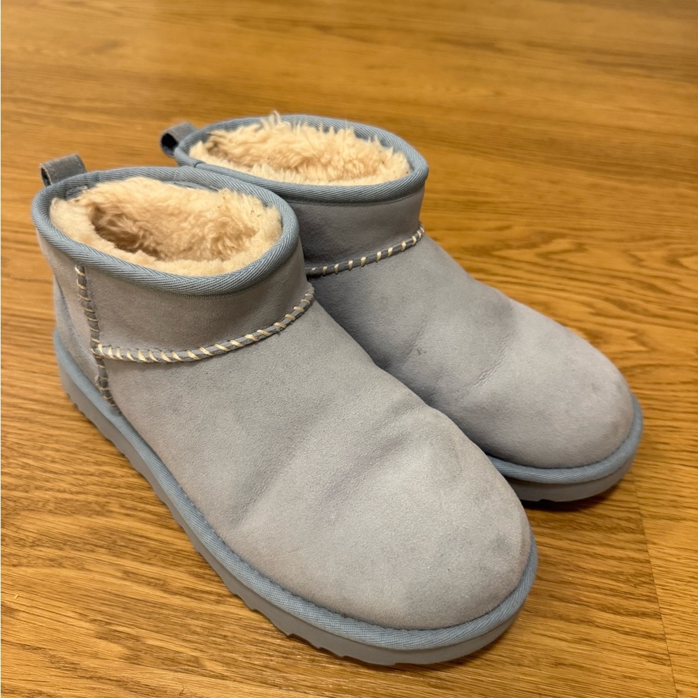 Madhappy X Uggs limited edition light blue boots